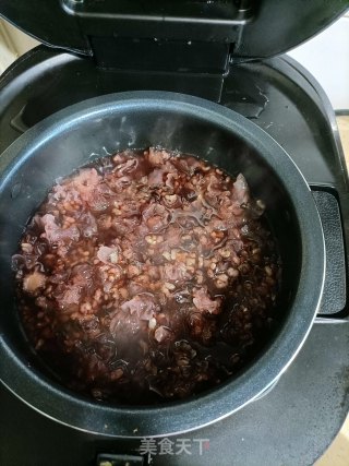 三色糙米炖银耳步骤8