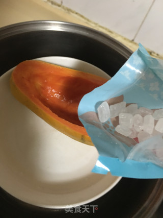 原只木瓜炖奶步骤3