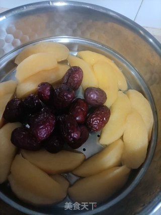 蒸苹果红枣步骤5
