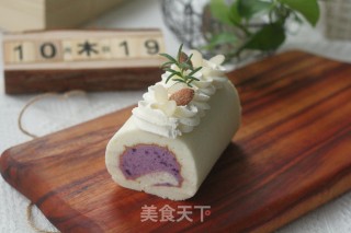 高颜值紫薯香草天使卷步骤14