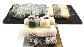 椰蓉糯米糕，搅一搅，蒸一蒸，奶香十足，简单易做超好吃。步骤14