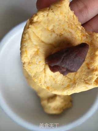 桂花酒酿南瓜豆沙圆子步骤6