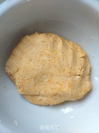 桂花酒酿南瓜豆沙圆子步骤5