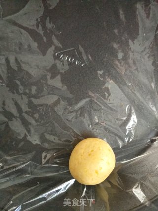 桂花酒酿南瓜豆沙圆子步骤7