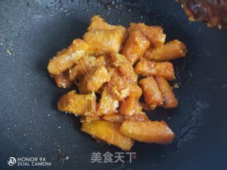 椰香拔丝南瓜步骤10