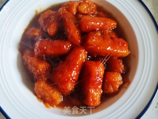 椰香拔丝南瓜步骤12