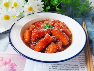 椰香拔丝南瓜步骤15
