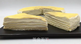 家常千层蛋糕，一口下去，浓浓奶香味、软糯丝滑。步骤15