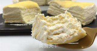 家常千层蛋糕，一口下去，浓浓奶香味、软糯丝滑。步骤16
