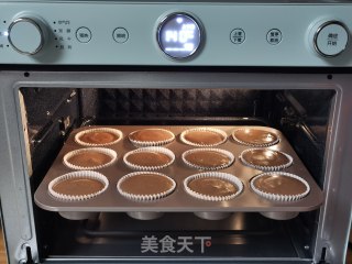 芝士夹心纸杯蛋糕步骤9