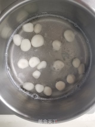 椰香芒果小圆子步骤2