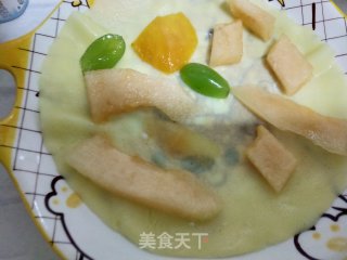 哈密瓜酸奶千层步骤5