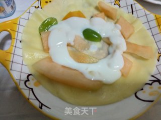 哈密瓜酸奶千层步骤6