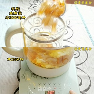 好喝又养颜的桃胶椰奶冻，要不要来一份步骤2