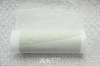 椰香斑斓奶冻卷步骤19