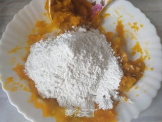 南瓜椰蓉糯米糍步骤3