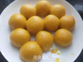 南瓜椰蓉糯米糍步骤6