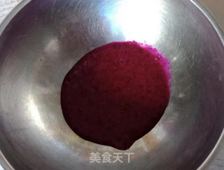 火龙果溶豆棒步骤1