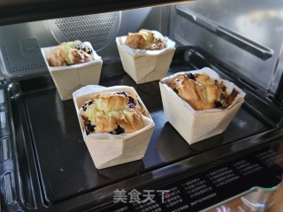 蓝莓芝士迷你磅蛋糕步骤11