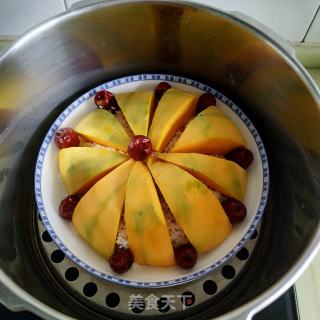 南瓜糯米蒸红枣步骤9