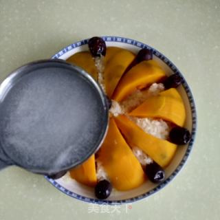 南瓜糯米蒸红枣步骤12