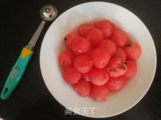 #凉拌菜#糖拌西瓜步骤3