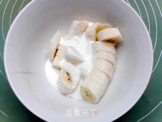 杏干香蕉冰激凌步骤2