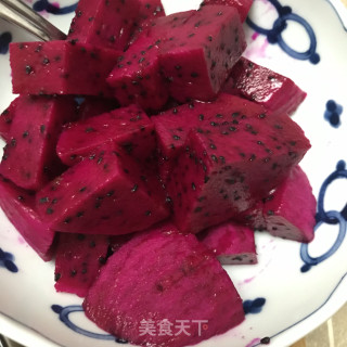 老酸奶拌火龙果步骤2