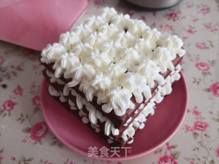 可可奶油蛋糕步骤12