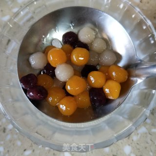 芒果芋圆烧仙草步骤3