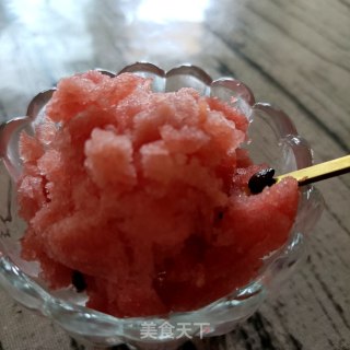 橙汁西瓜冰沙步骤4