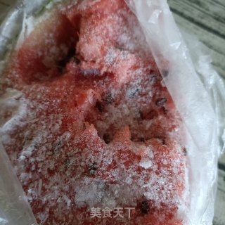 橙汁西瓜冰沙步骤2