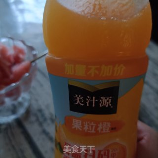 橙汁西瓜冰沙步骤5