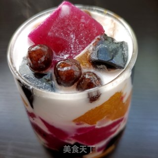 椰汁三色果冻步骤24