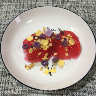 燕麦火龙果凉粉步骤9