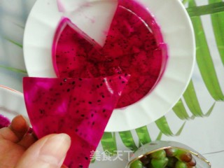 清凉好吃Q弹～火龙果果冻步骤8