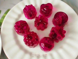 清凉好吃Q弹～火龙果果冻步骤7