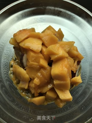 清凉消暑：椰汁芒果百香果步骤4
