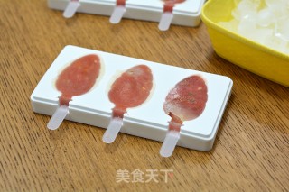 酸甜解渴的番茄百香果蜂蜜冰棍步骤8