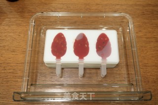 酸甜解渴的番茄百香果蜂蜜冰棍步骤7