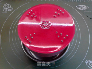 镜面蔓越莓慕斯蛋糕步骤21