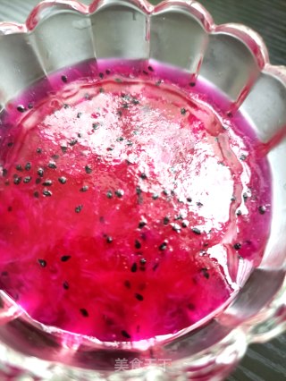 火龙果冻西米撞奶步骤11