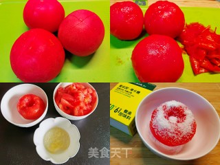 清凉又解暑，Q弹爽滑的西红柿果冻步骤2