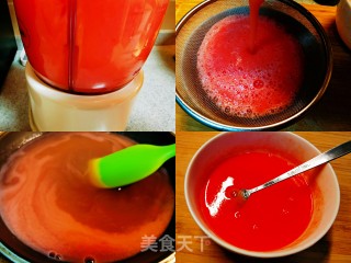 清凉又解暑，Q弹爽滑的西红柿果冻步骤3