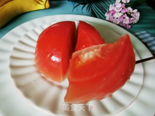 清凉又解暑，Q弹爽滑的西红柿果冻步骤7