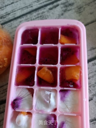 椰香水果酸奶冰步骤7