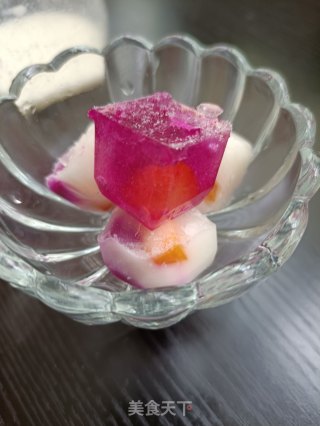 椰香水果酸奶冰步骤8