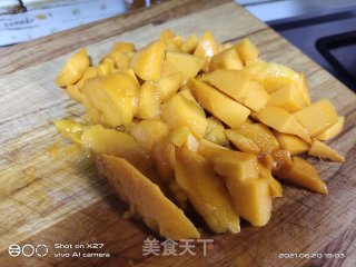 芒果椰丝蛋糕卷步骤13