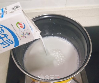 芒果蜜豆双皮奶步骤2