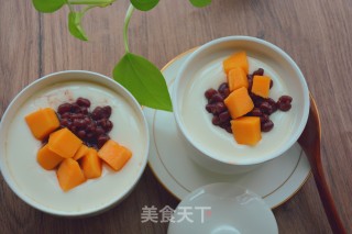 芒果蜜豆双皮奶步骤10